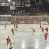 Les joueurs du HC Sierre accusent le coup après la 2ème réussite de Bellinzone